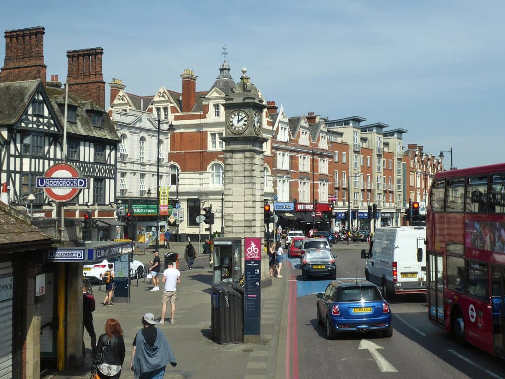 Clock tower by Clapham Common station - geograph.org.uk - 6132298
